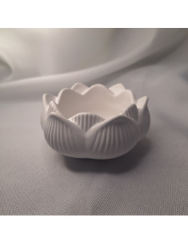 Galanteria gipsowa – Szkatułka / Świecznik Lotos – akcandle