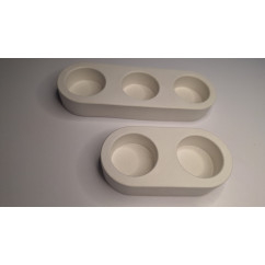 Galanteria gipsowa – Zestaw Świeczników Tealight – akcandle