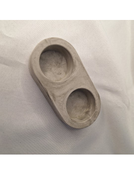 Galanteria gipsowa – Świecznik Double – akcandle