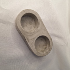 Galanteria gipsowa – Świecznik Double – akcandle