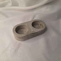 Galanteria gipsowa – Świecznik Double – akcandle