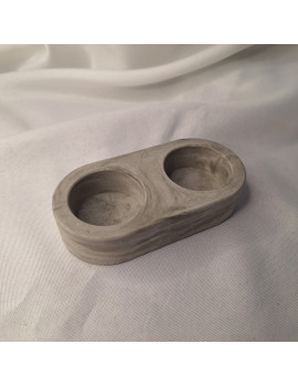 Galanteria gipsowa – Świecznik Double – akcandle