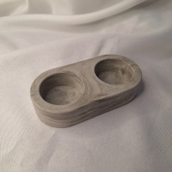 Galanteria gipsowa – Świecznik Double – akcandle