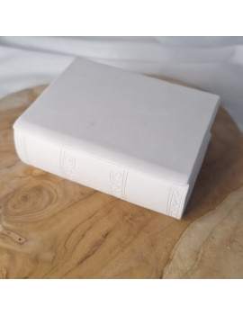 Świeca Sojowa w gipsowej formie – Świeca w Książce – akcandle