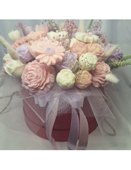 Świeca Sojowa typu Flower Box – Box Kwiatowy XXL – akcandle