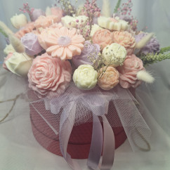 Świeca Sojowa typu Flower Box – Box Kwiatowy XXL – akcandle