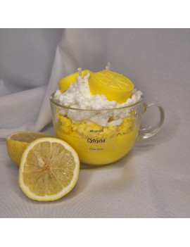 Świeca Sojowa w szklanej formie – Cytrynka – akcandle