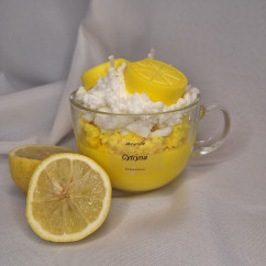 Świeca Sojowa w szklanej formie – Cytrynka – akcandle