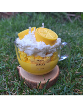 Świeca Sojowa w szklanej formie – Cytrynka – akcandle