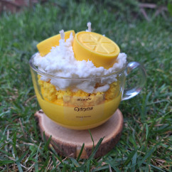 Świeca Sojowa w szklanej formie – Cytrynka – akcandle