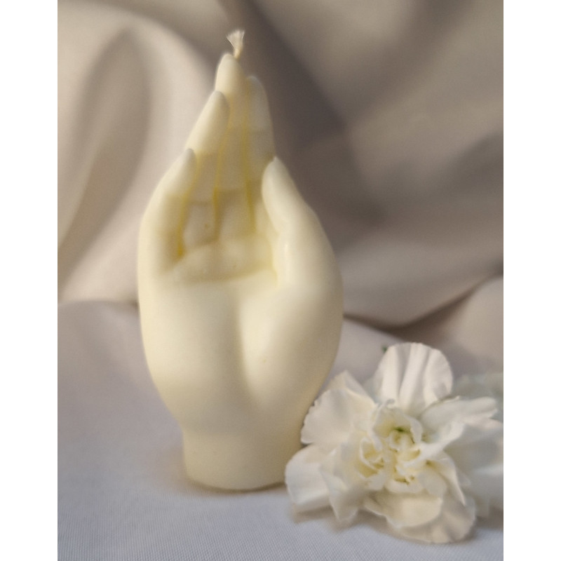 Świeca sojowa Świeca wolnostojąca – Hand – akcandle