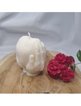 Świeca Sojowa Wolnostojąca – Serce w Dłoni – akcandle