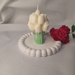 Świeca Sojowa Wolnostojąca – Tulipanowy Bukiecik – akcandle