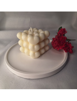 Świeca Sojowa Wolnostojąca – Bubble Heart – akcandle