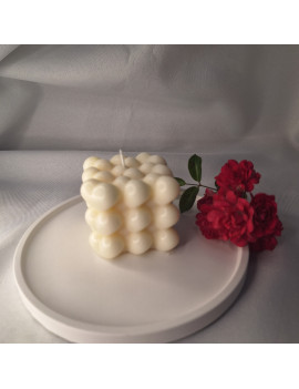 Świeca Sojowa Wolnostojąca – Bubble Heart – akcandle