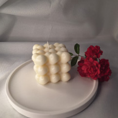 Świeca Sojowa Wolnostojąca – Bubble Heart – akcandle