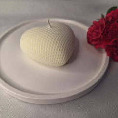 Świeca Sojowa Wolnostojąca – Serce Struktura – akcandle