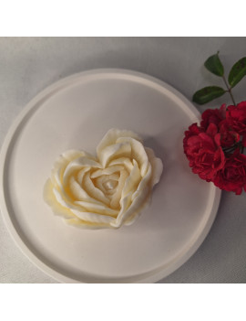 Świeca Sojowa Wolnostojąca – Serce Róża – akcandle