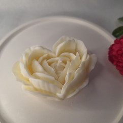 Świeca Sojowa Wolnostojąca – Serce Róża – akcandle