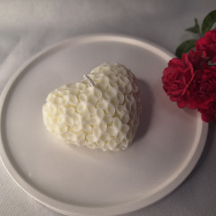 Świeca Sojowa Wolnostojąca – Serce Kwiat – akcandle