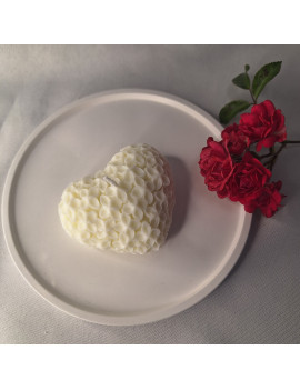 Świeca Sojowa Wolnostojąca – Serce Kwiat – akcandle