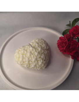 Świeca Sojowa Wolnostojąca – Serce Kwiat – akcandle