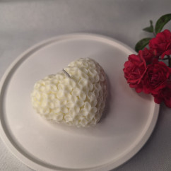 Świeca Sojowa Wolnostojąca – Serce Kwiat – akcandle