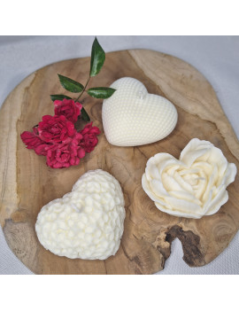 Zestaw Świec Sojowych – Heart (3szt.) – akcandle