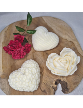 Zestaw Świec Sojowych – Heart (3szt.) – akcandle