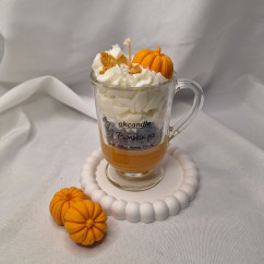 Świeca Sojowa w szklanej formie – Dyniowy Deser – akcandle