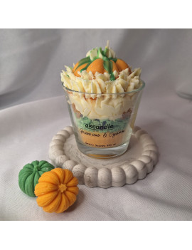 Świeca Sojowa w szklanej formie – Jesienny Deser – akcandle