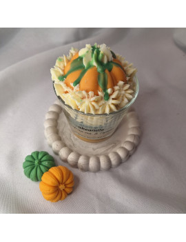 Świeca Sojowa w szklanej formie – Jesienny Deser – akcandle