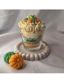 Świeca Sojowa w szklanej formie – Jesienny Deser – akcandle