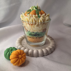 Świeca Sojowa w szklanej formie – Jesienny Deser – akcandle