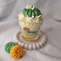 Świeca Sojowa w szklanej formie – Jesienny Deser – akcandle