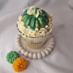 Świeca Sojowa w szklanej formie – Jesienny Deser – akcandle