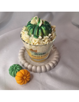 Świeca Sojowa w szklanej formie – Jesienny Deser – akcandle