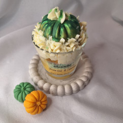 Świeca Sojowa w szklanej formie – Jesienny Deser – akcandle