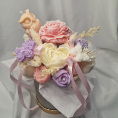 Świeca Sojowa typu Flower Box – Flower Box Duży – akcandle