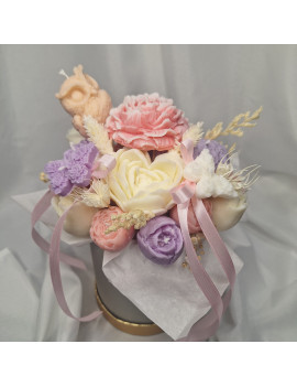 Świeca Sojowa typu Flower Box – Flower Box Duży – akcandle