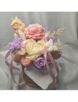 Świeca Sojowa typu Flower Box – Flower Box Duży – akcandle