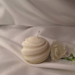 Świeca sojowa Świeca wolnostojąca – Spiral Kula – akcandle