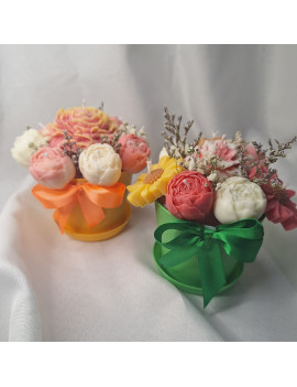 Świeca Sojowa typu Flower Box – Flower Box Mini – akcandle