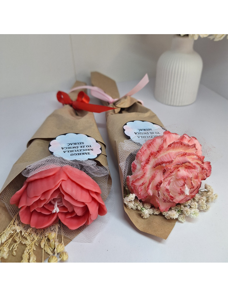 Świeca Sojowa Wolnostojąca – Kwiat – akcandle