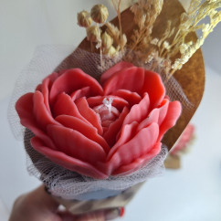 Świeca Sojowa Wolnostojąca – Kwiat – akcandle