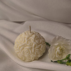 Świeca sojowa Świeca wolnostojąca – Różana Kula – akcandle