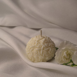 Świeca sojowa Świeca wolnostojąca – Różana Kula – akcandle