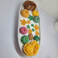 Świeca Sojowa w gipsowej formie – Dynie w Łódce – akcandle