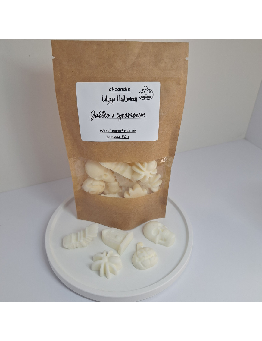 Wosk zapachowy do kominka 50g – Jabłko z Cynamonem – akcandle