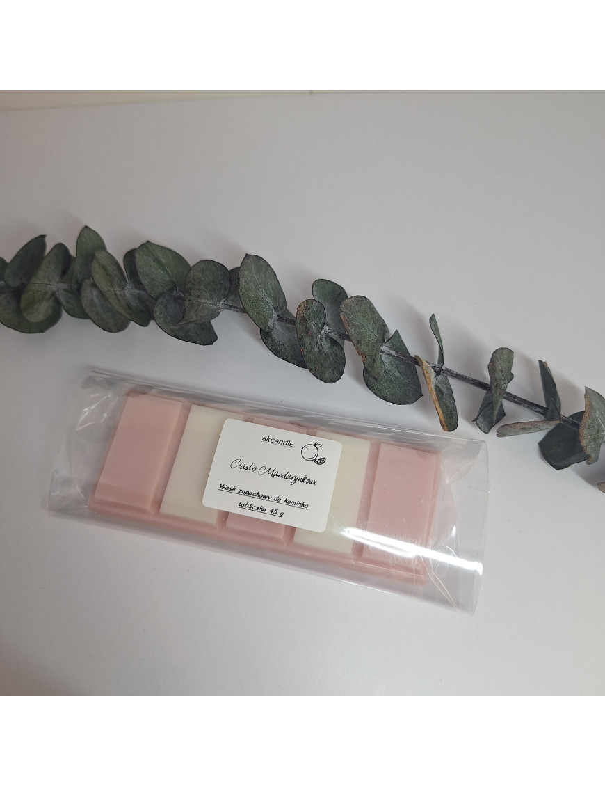 Wosk zapachowy do kominka 45g – Ciasto Mandarynkowe – akcandle